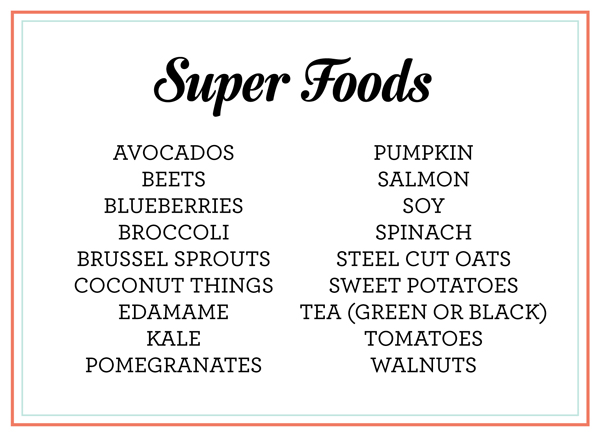 Superfoods List