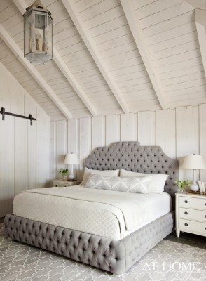 gray and white bedroom - Em for Marvelous