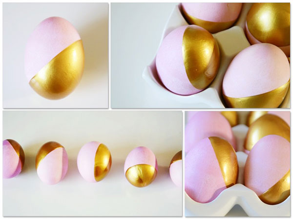 gilded easter dip-dyed-eggs