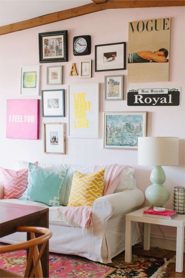 colorful-gallery-wall