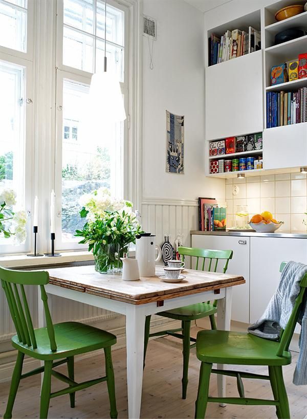 green-dining-chairs