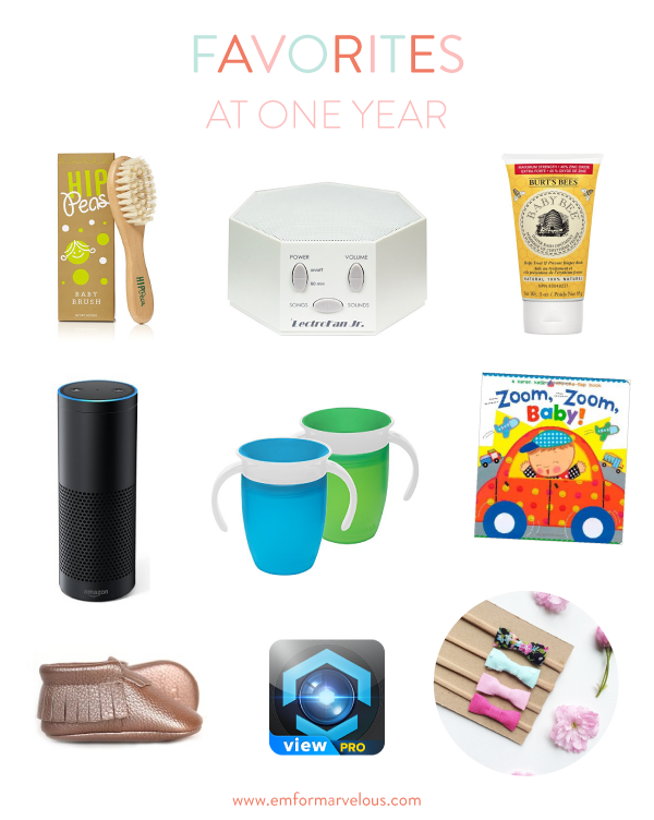 one year baby favorites