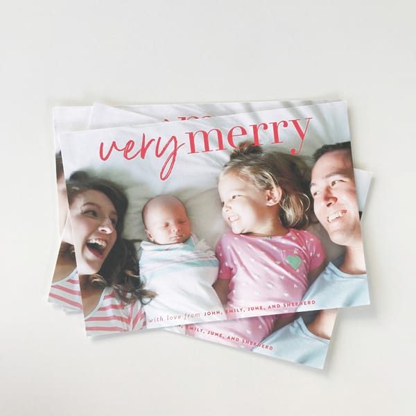 Minted Christmas cards