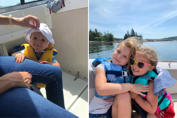 cousins on the boat