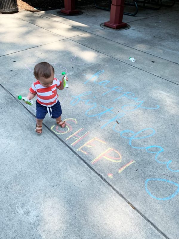 chalk message