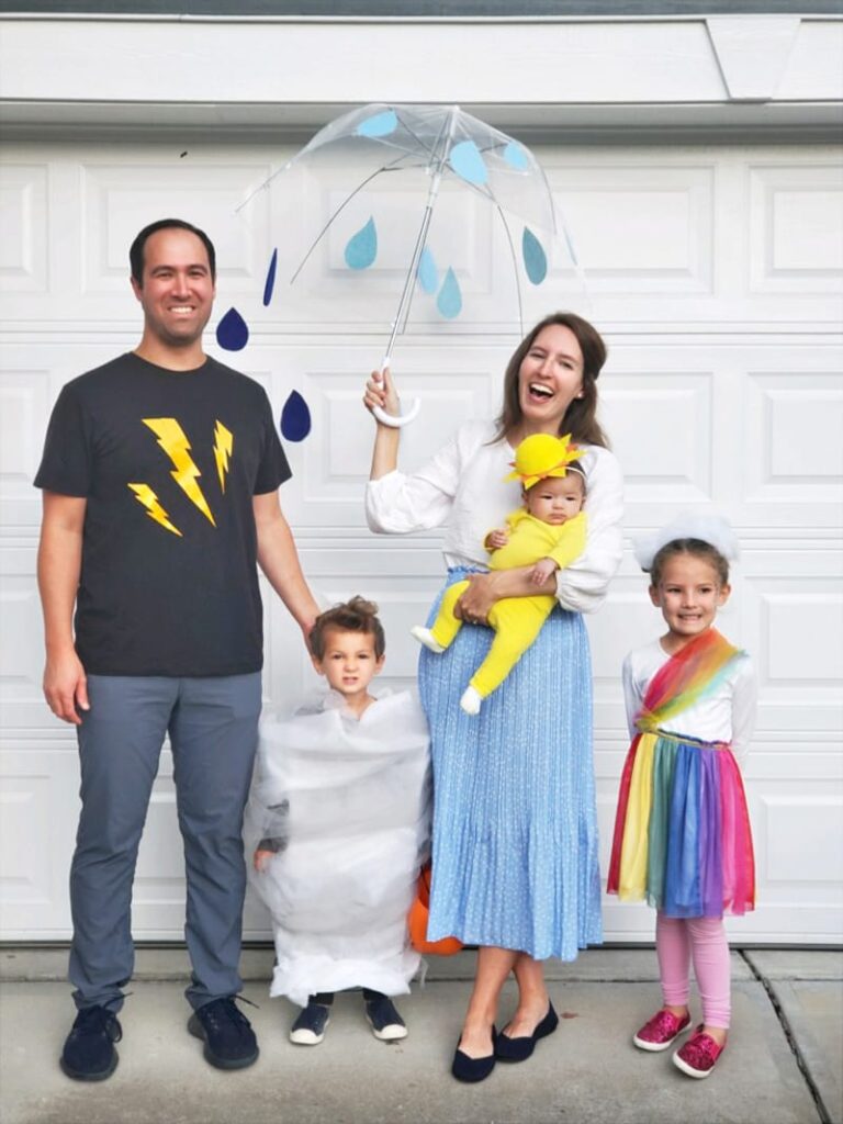 DIY Family Weather Costume - Em for Marvelous